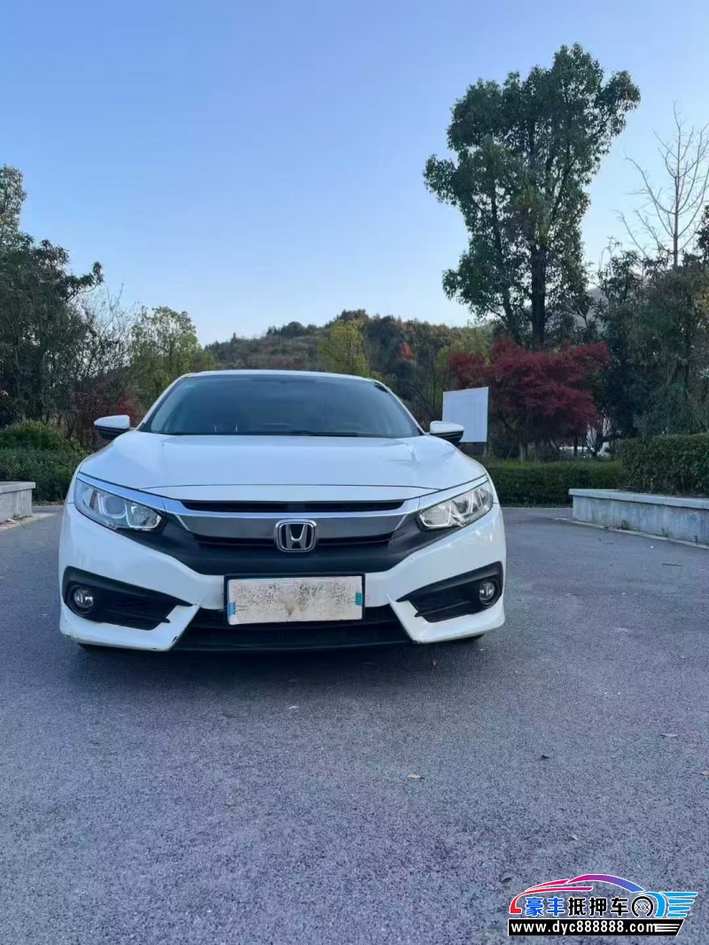 19年本田思域轿车抵押车出售