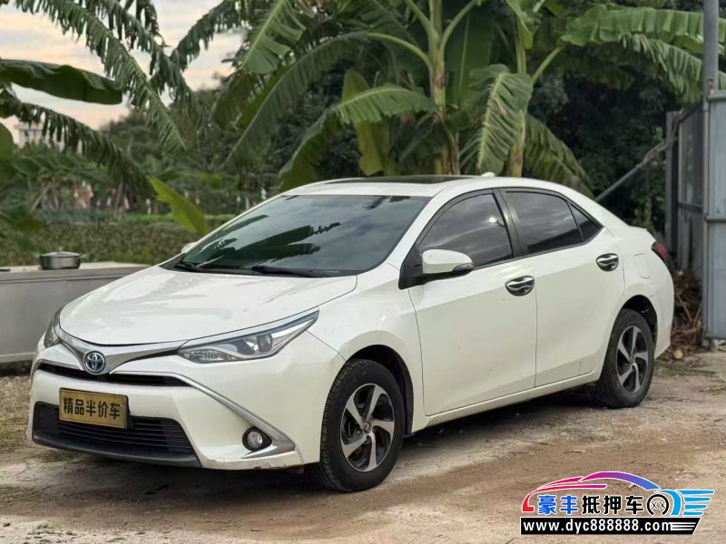 18年丰田雷凌轿车抵押车出售