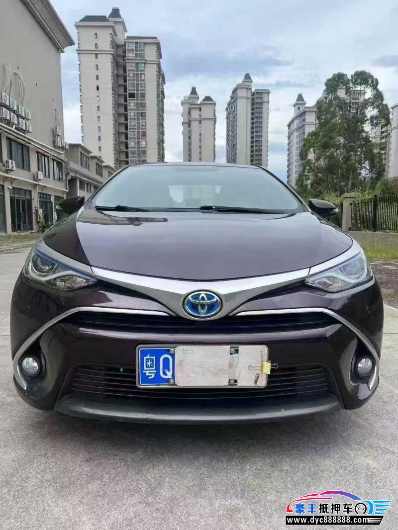 16年丰田雷凌轿车抵押车出售