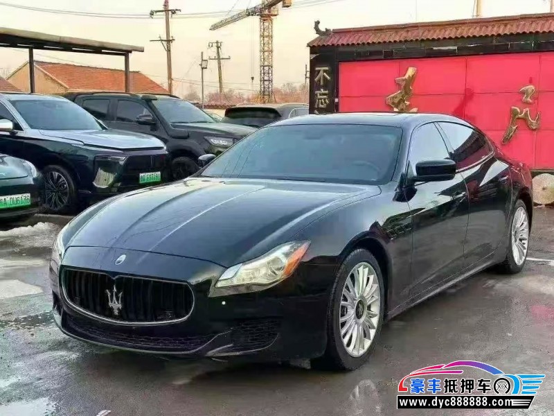 14年玛莎拉蒂总裁轿车抵押车出售