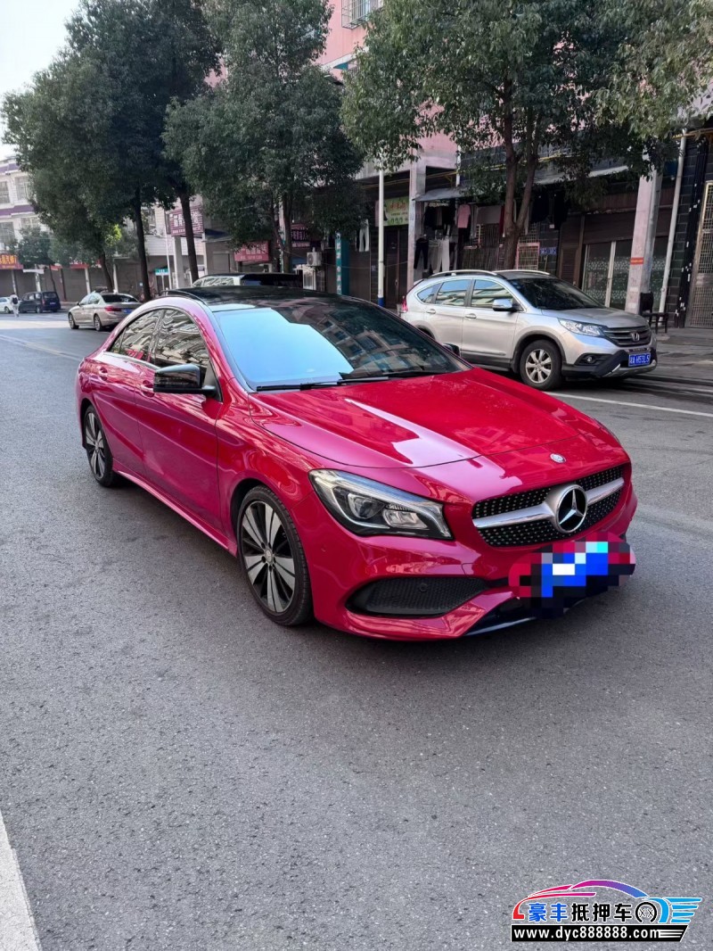 17年奔驰CLA轿车抵押车出售