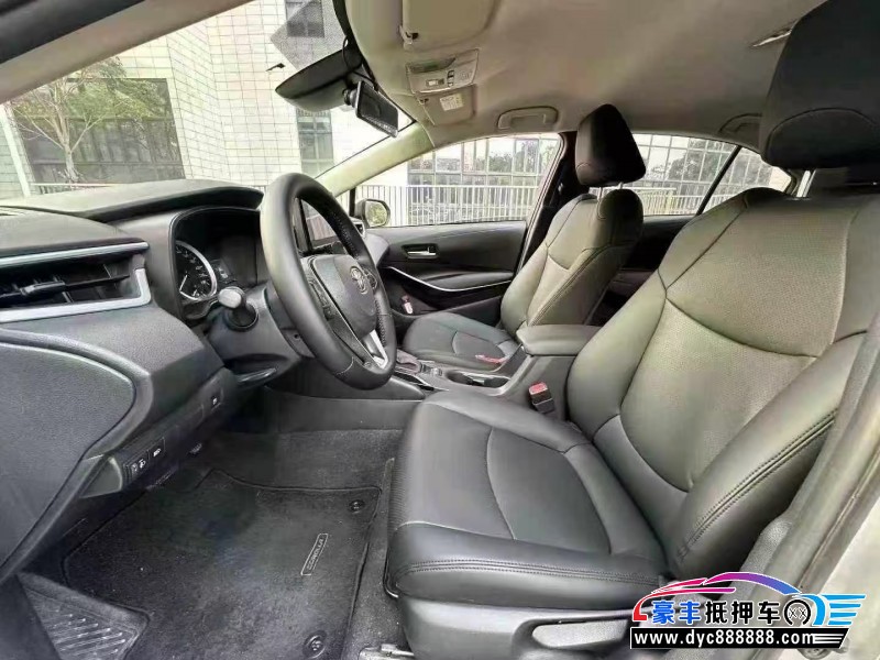 22年丰田卡罗拉轿车抵押车出售