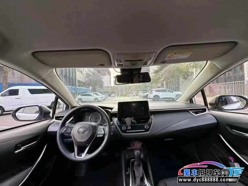 22年丰田卡罗拉轿车抵押车出售
