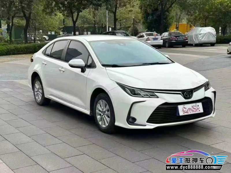 19年丰田卡罗拉轿车抵押车出售