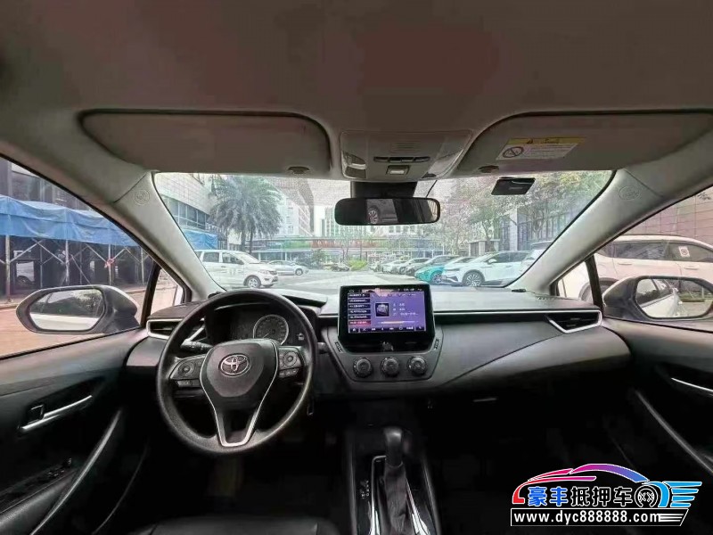 19年丰田卡罗拉轿车抵押车出售