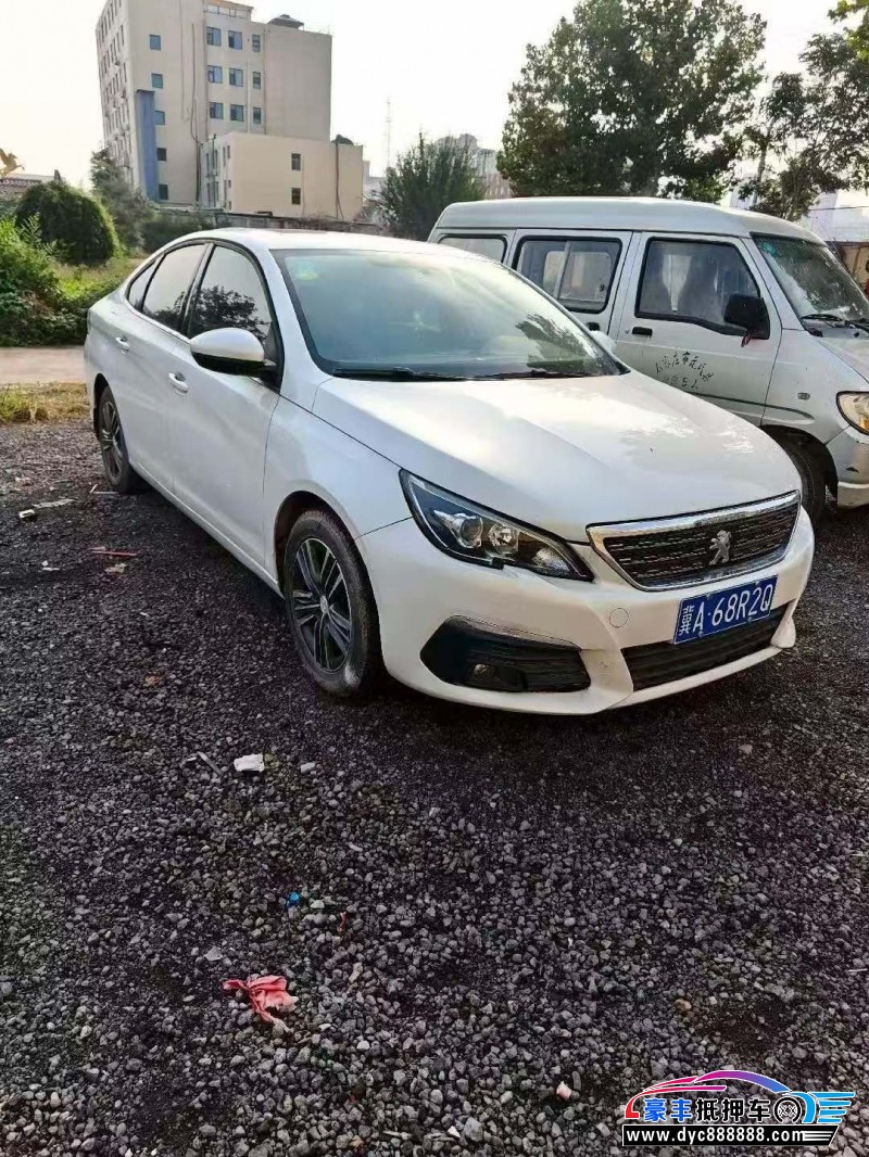 18年标致308轿车抵押车出售