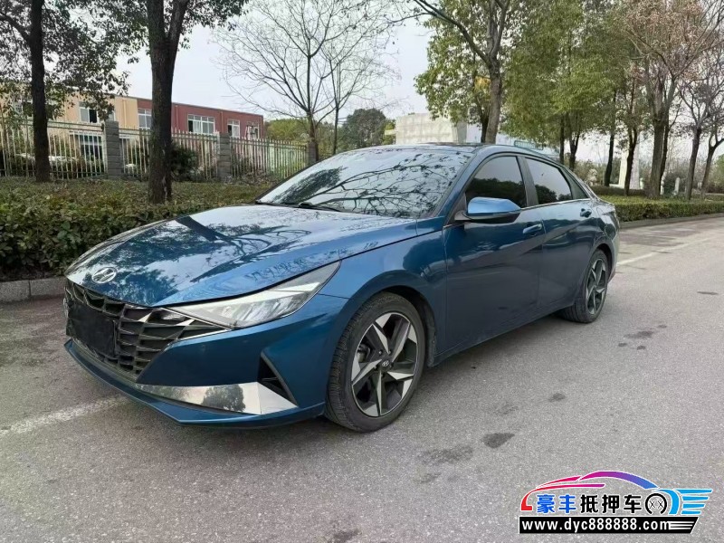 22年现代伊兰特轿车抵押车出售