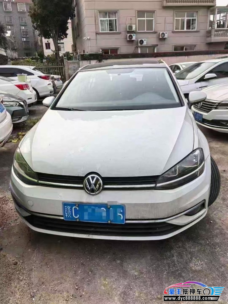 19年大众高尔夫轿车抵押车出售