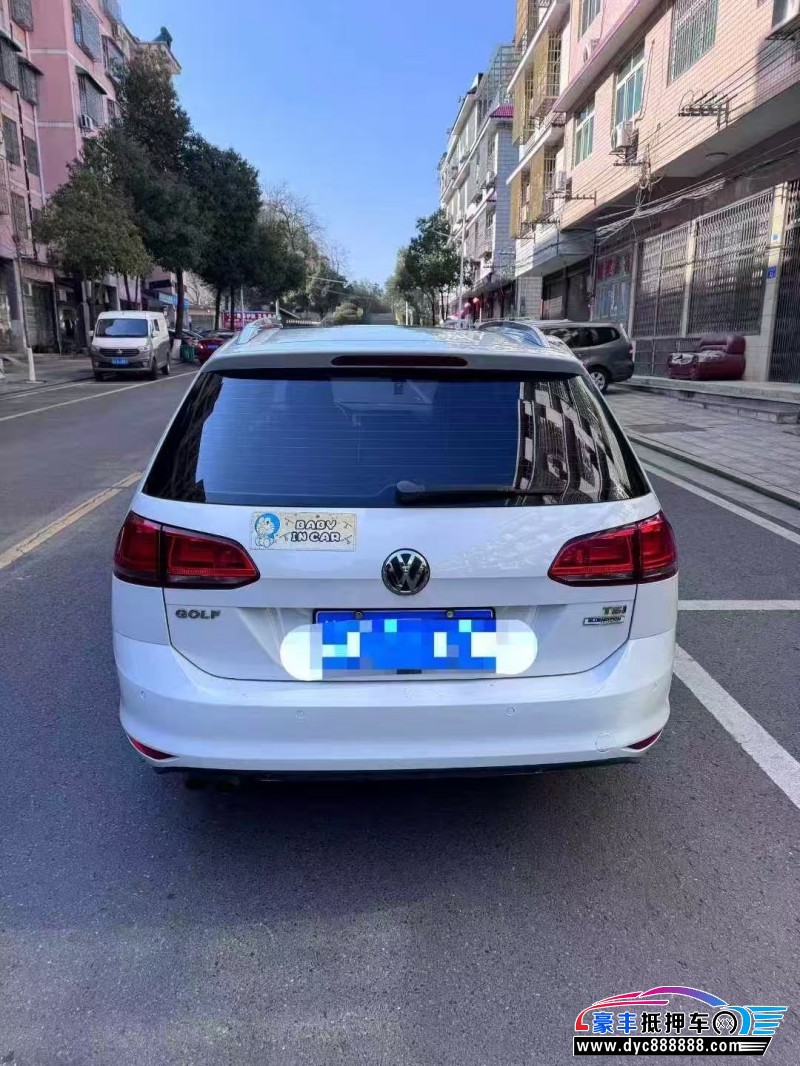 16年大众高尔夫轿车抵押车出售