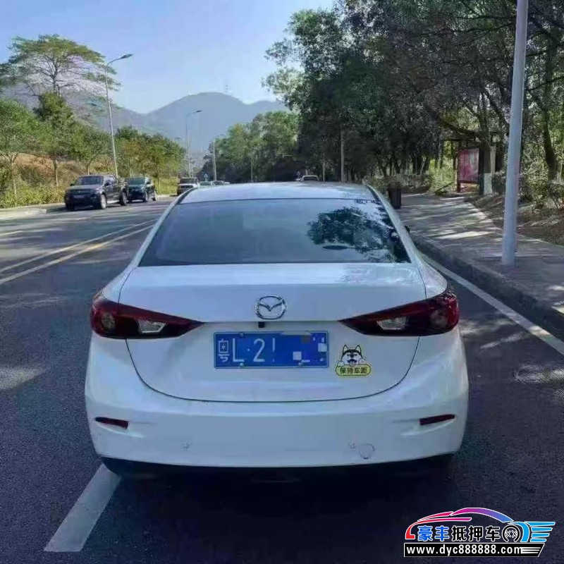 16年马自达昂克赛拉轿车抵押车出售