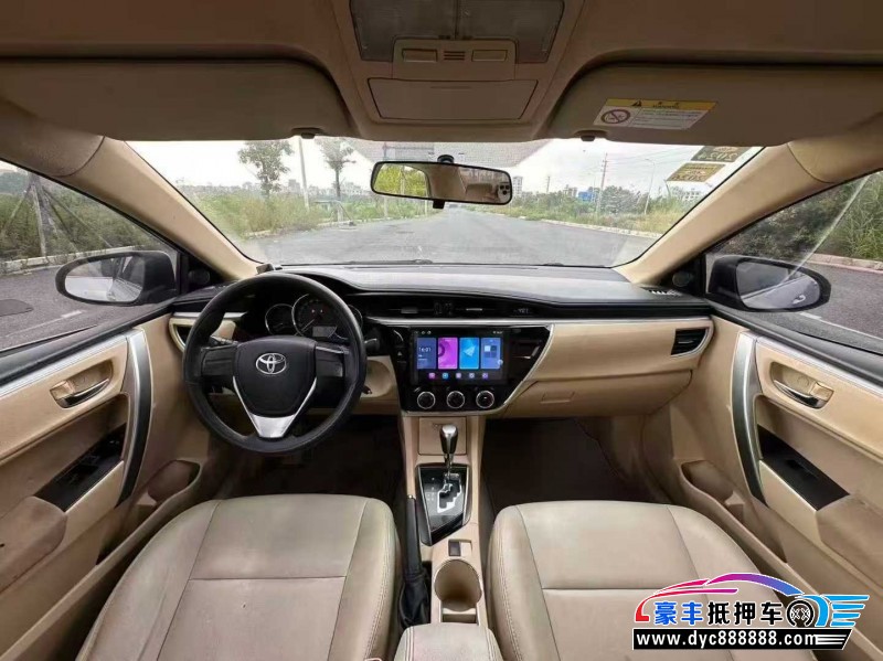 16年丰田卡罗拉轿车抵押车出售