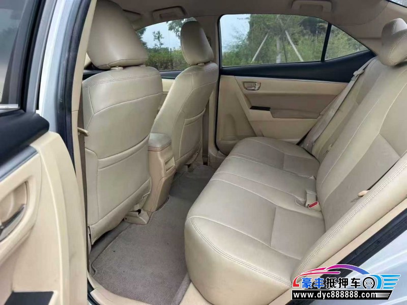 16年丰田卡罗拉轿车抵押车出售