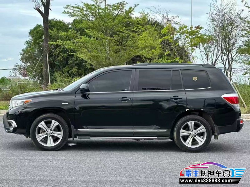 13年丰田汉兰达轿车抵押车出售