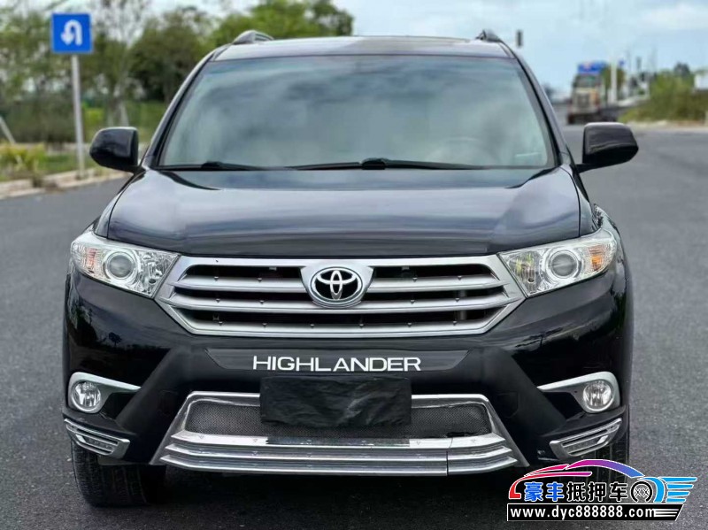 13年丰田汉兰达轿车抵押车出售