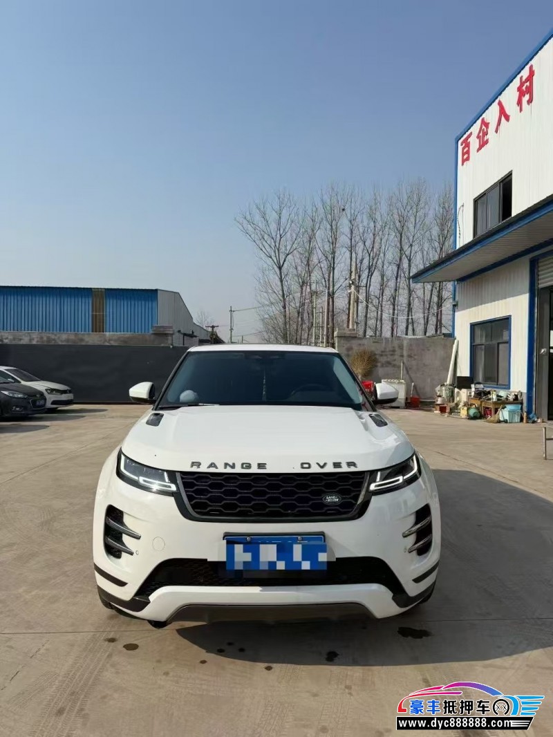 22年路虎揽胜极光轿车抵押车出售