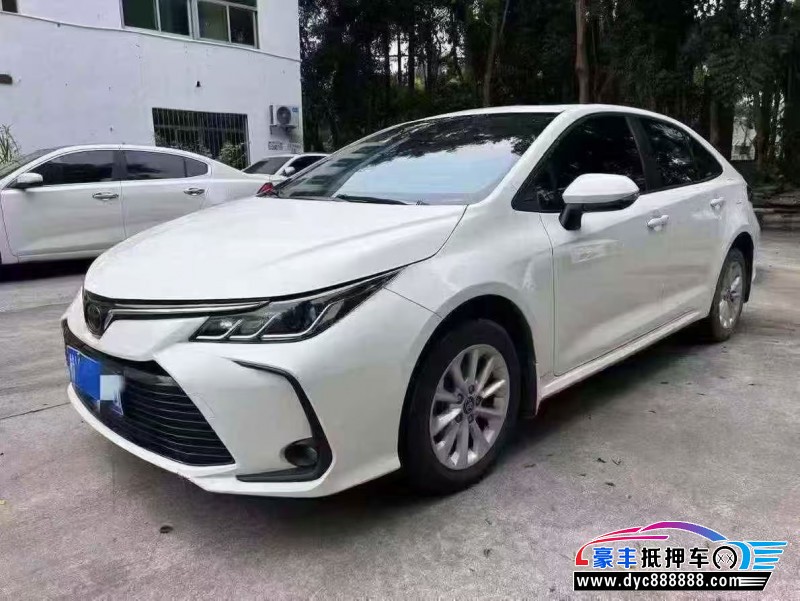 21年丰田卡罗拉轿车抵押车出售