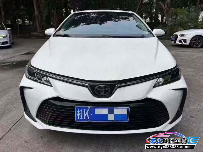 21年丰田卡罗拉轿车抵押车出售