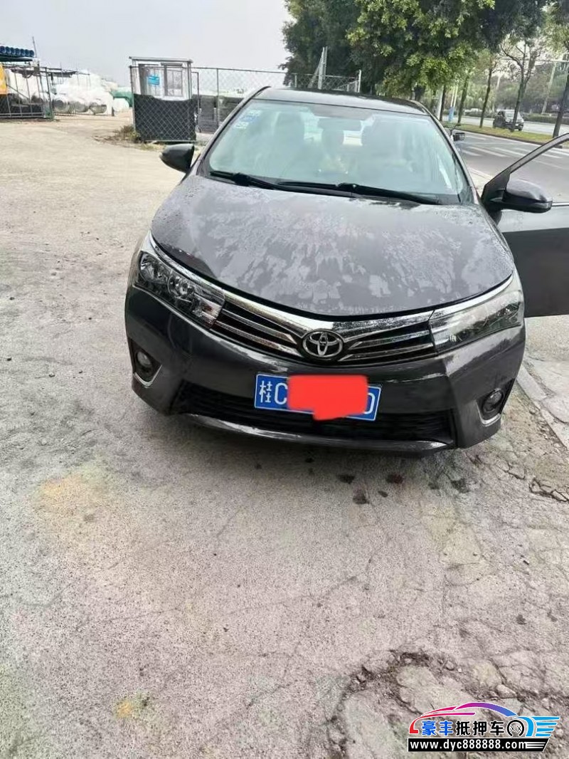 16年丰田卡罗拉轿车抵押车出售