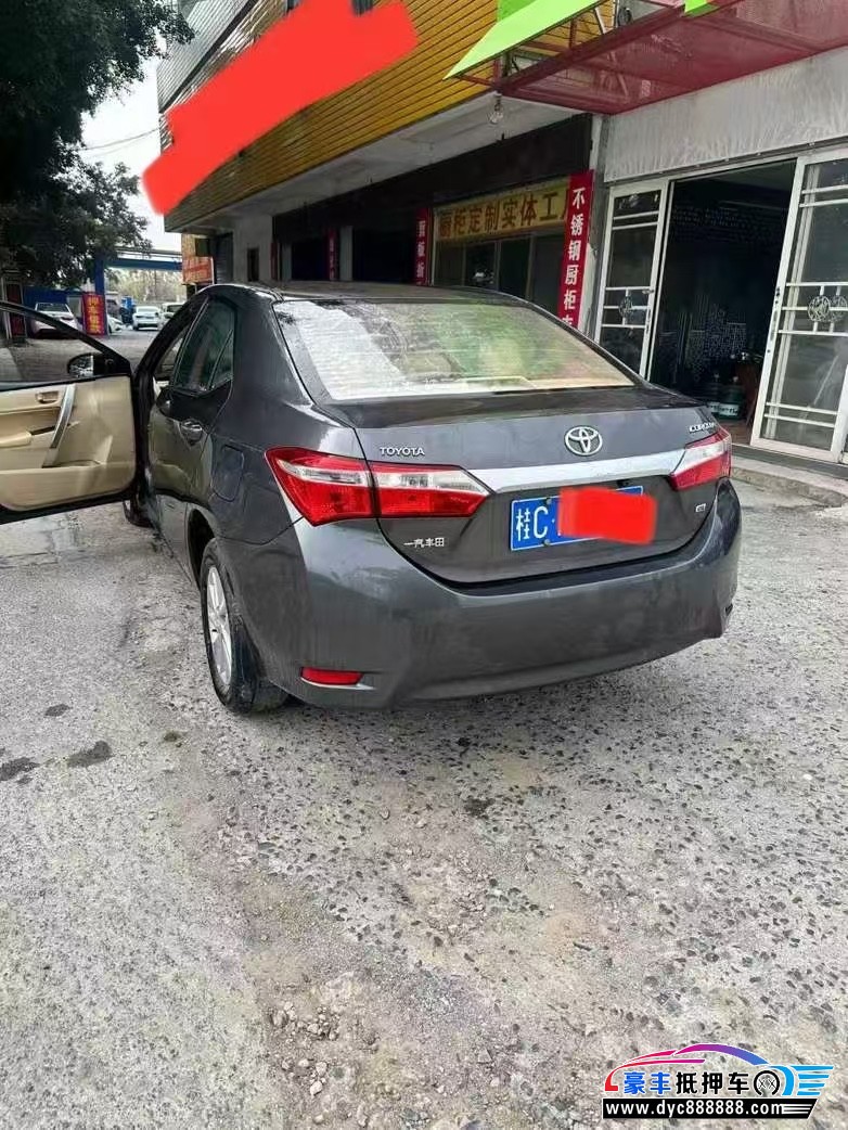 16年丰田卡罗拉轿车抵押车出售