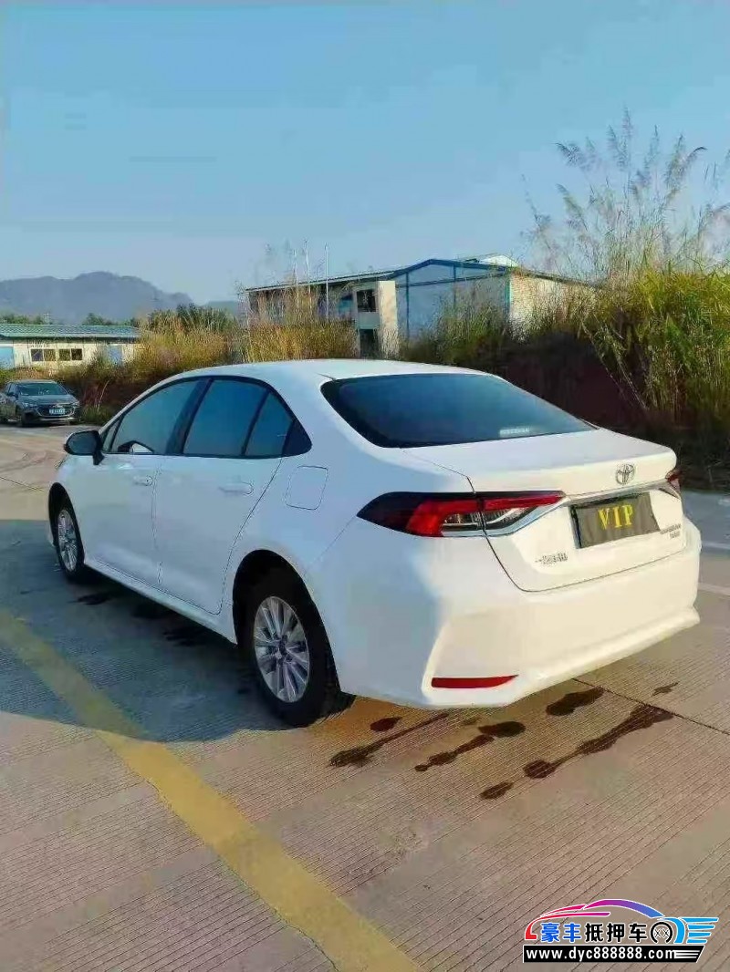 24年丰田卡罗拉轿车抵押车出售