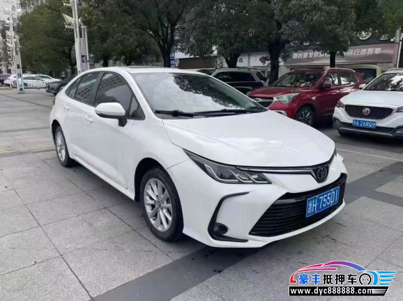 22年丰田卡罗拉轿车抵押车出售