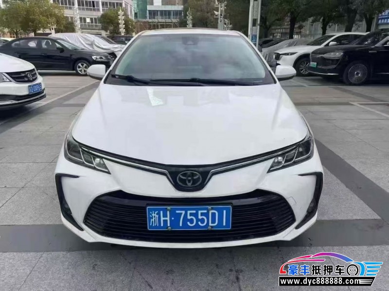 22年丰田卡罗拉轿车抵押车出售