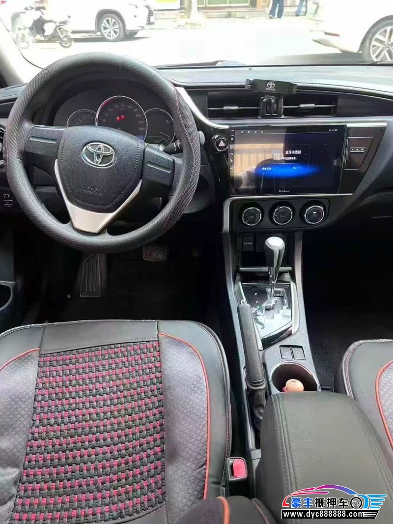 19年丰田卡罗拉轿车抵押车出售