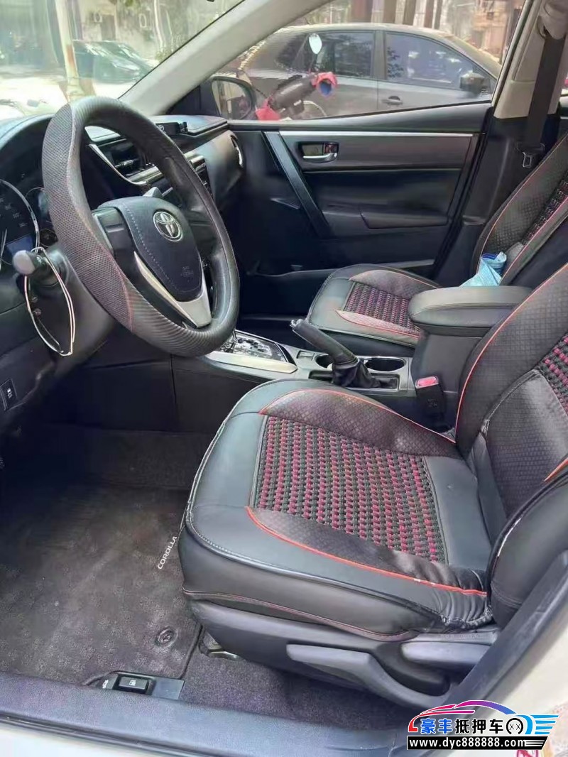 19年丰田卡罗拉轿车抵押车出售