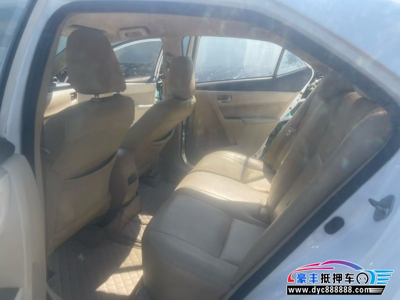 15年丰田卡罗拉轿车抵押车出售