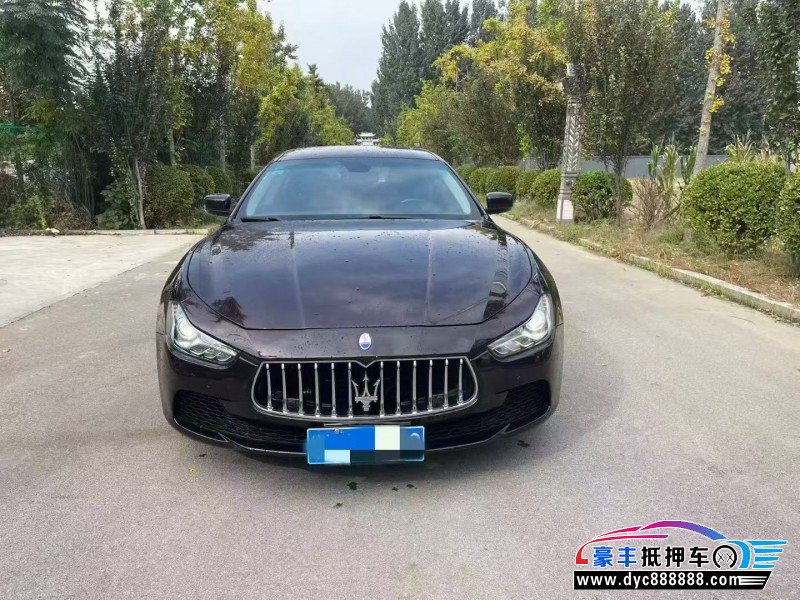 16年玛莎拉蒂Ghibli轿车抵押车出售