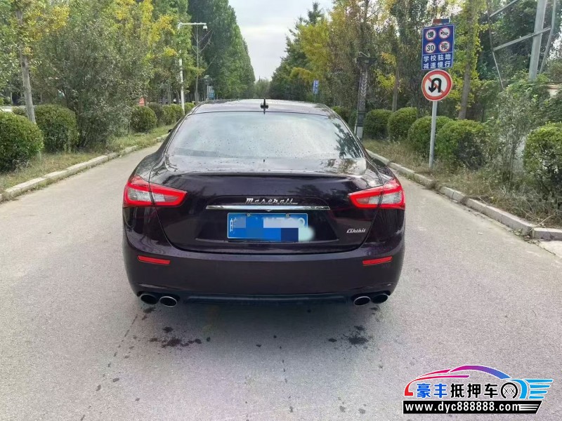 16年玛莎拉蒂Ghibli轿车抵押车出售