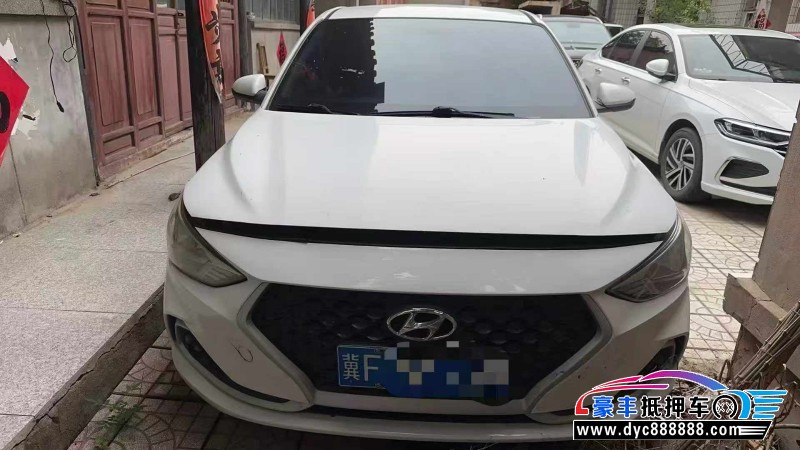 19年现代悦动轿车抵押车出售