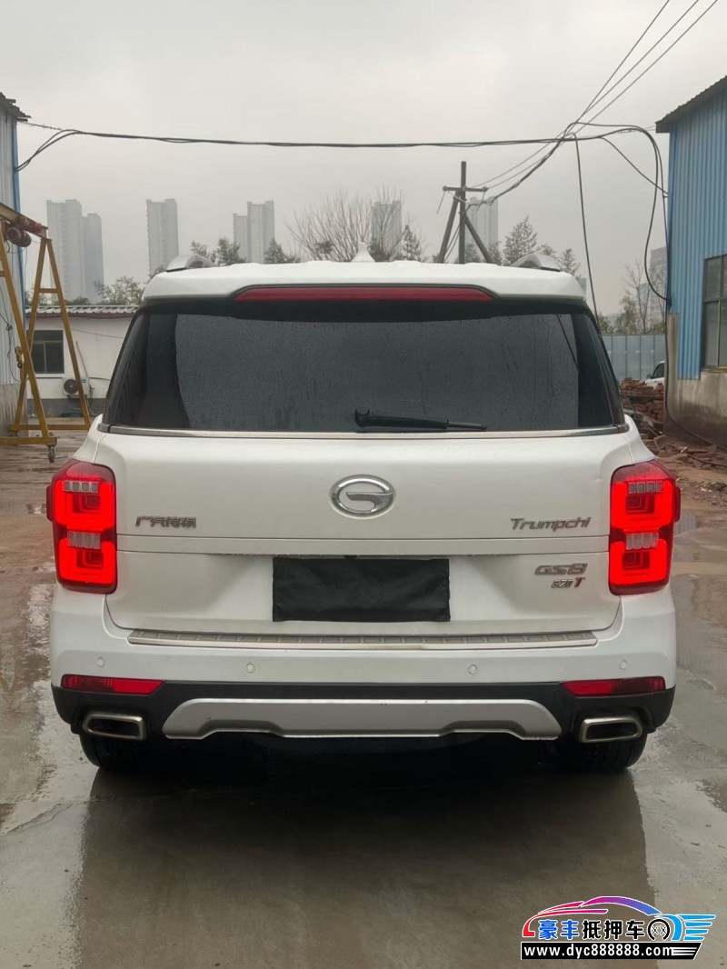 17年传祺GS8轿车抵押车出售