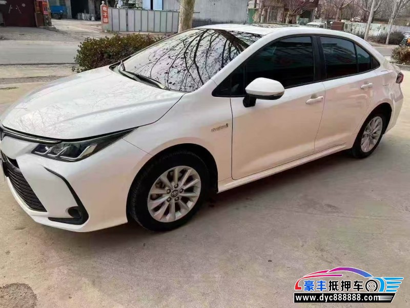 22年丰田卡罗拉轿车抵押车出售