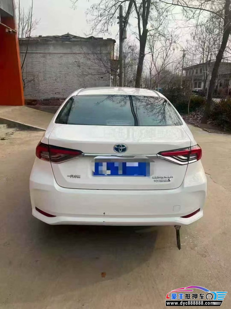 22年丰田卡罗拉轿车抵押车出售