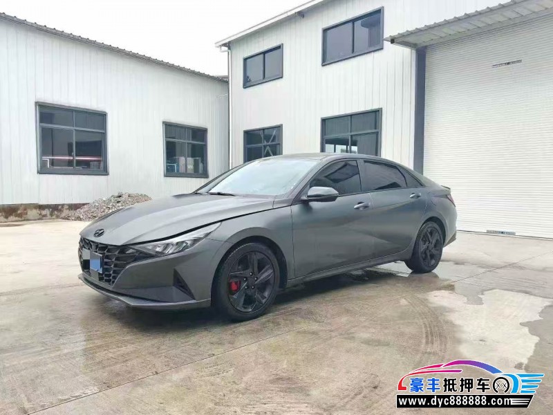 23年现代伊兰特轿车抵押车出售