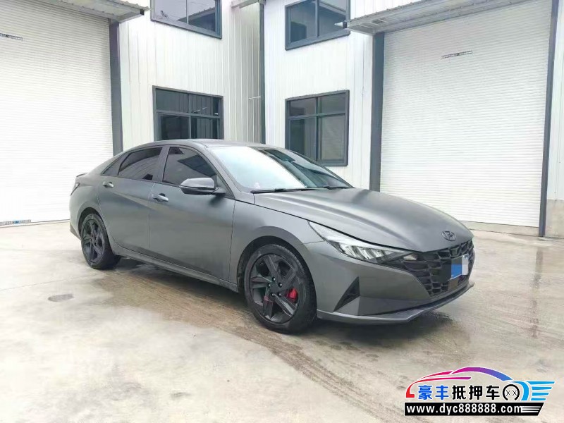 23年现代伊兰特轿车抵押车出售