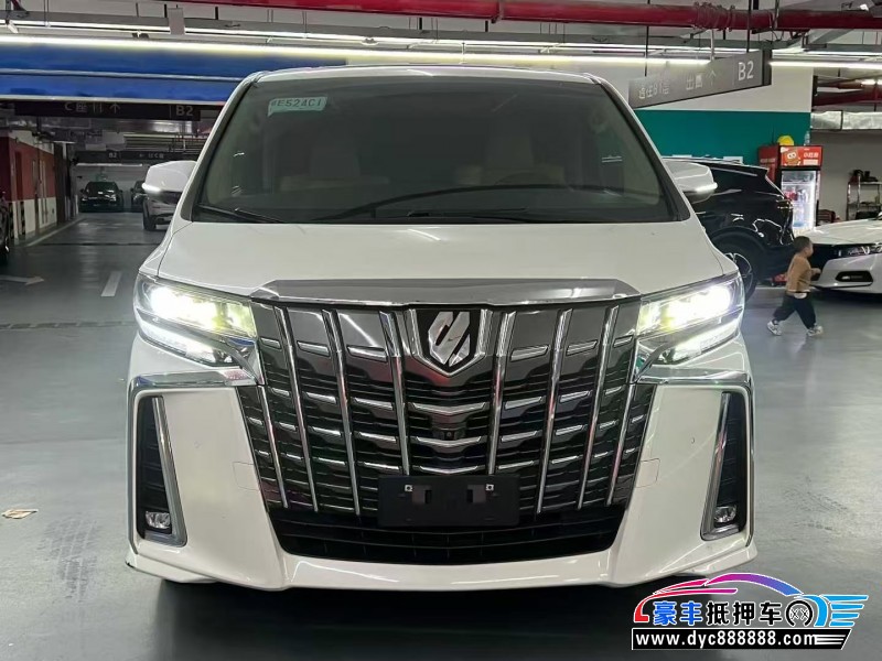 16年丰田埃尔法轿车抵押车出售