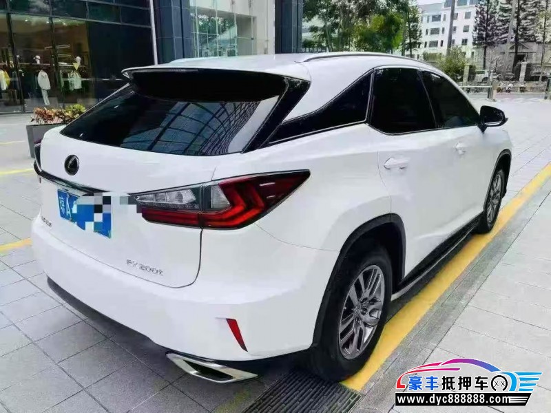 16年雷克萨斯RX轿车抵押车出售