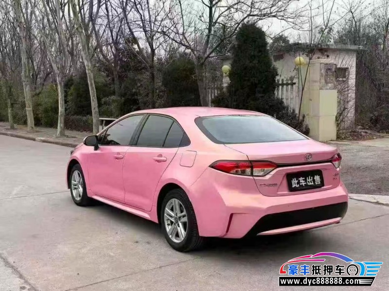 19年丰田雷凌轿车抵押车出售