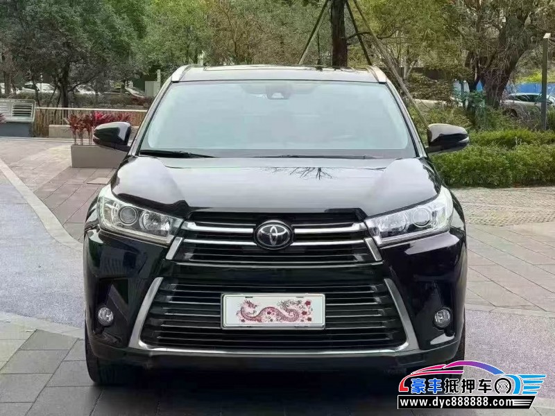 19年丰田汉兰达SUV抵押车出售