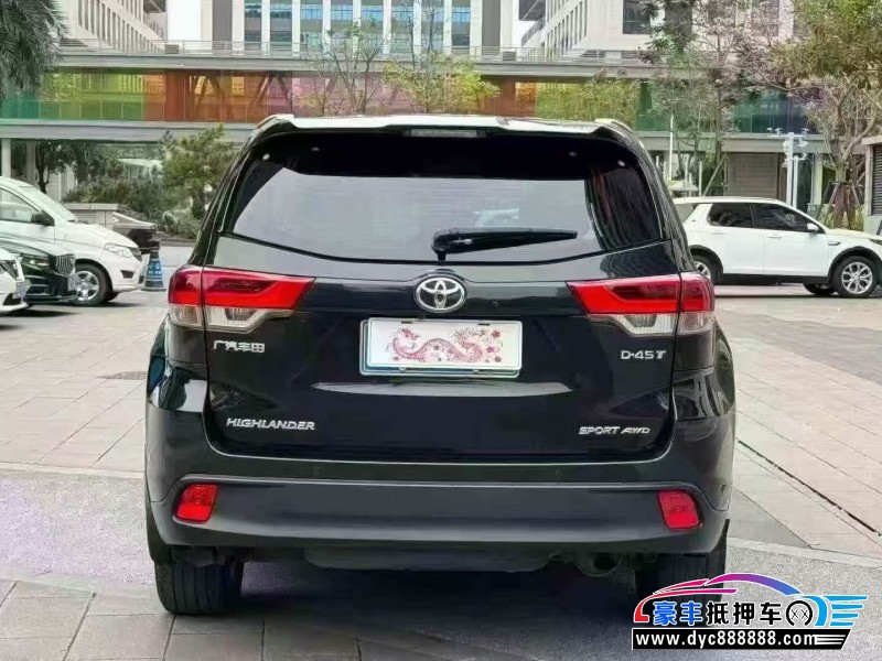 19年丰田汉兰达SUV抵押车出售