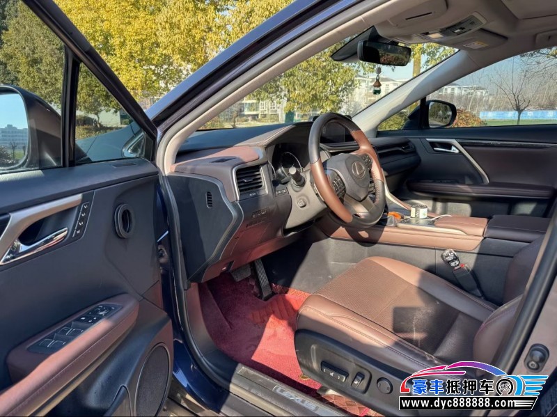 22年雷克萨斯RX轿车抵押车出售