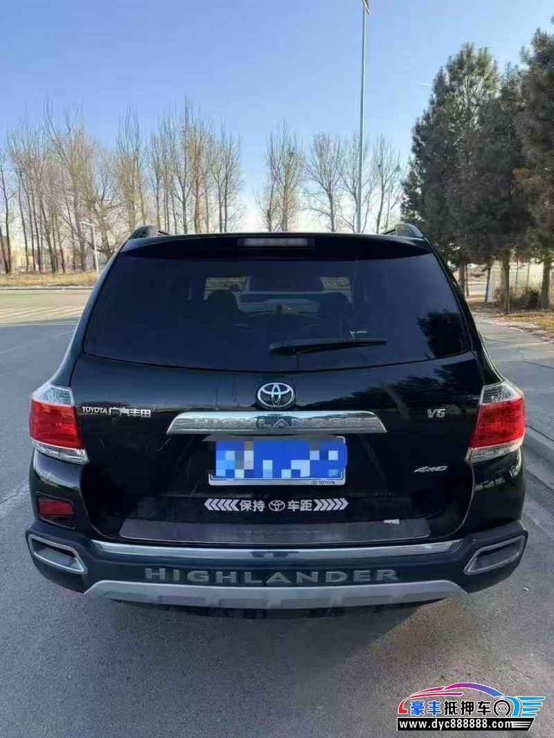 14年丰田汉兰达轿车抵押车出售