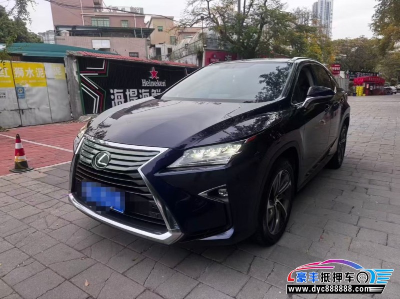 19年雷克萨斯RX轿车抵押车出售
