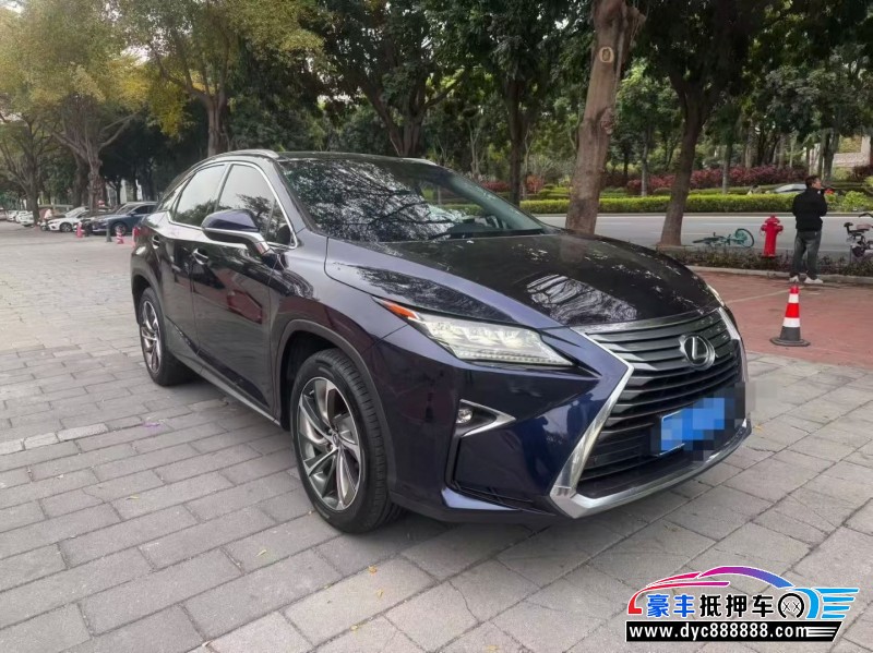 19年雷克萨斯RX轿车抵押车出售