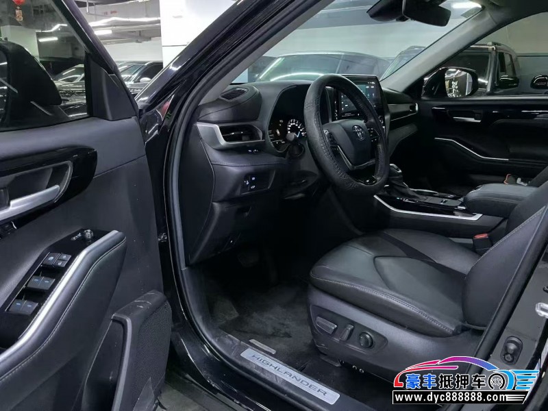 22年丰田汉兰达轿车抵押车出售