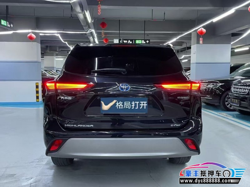 22年丰田汉兰达轿车抵押车出售