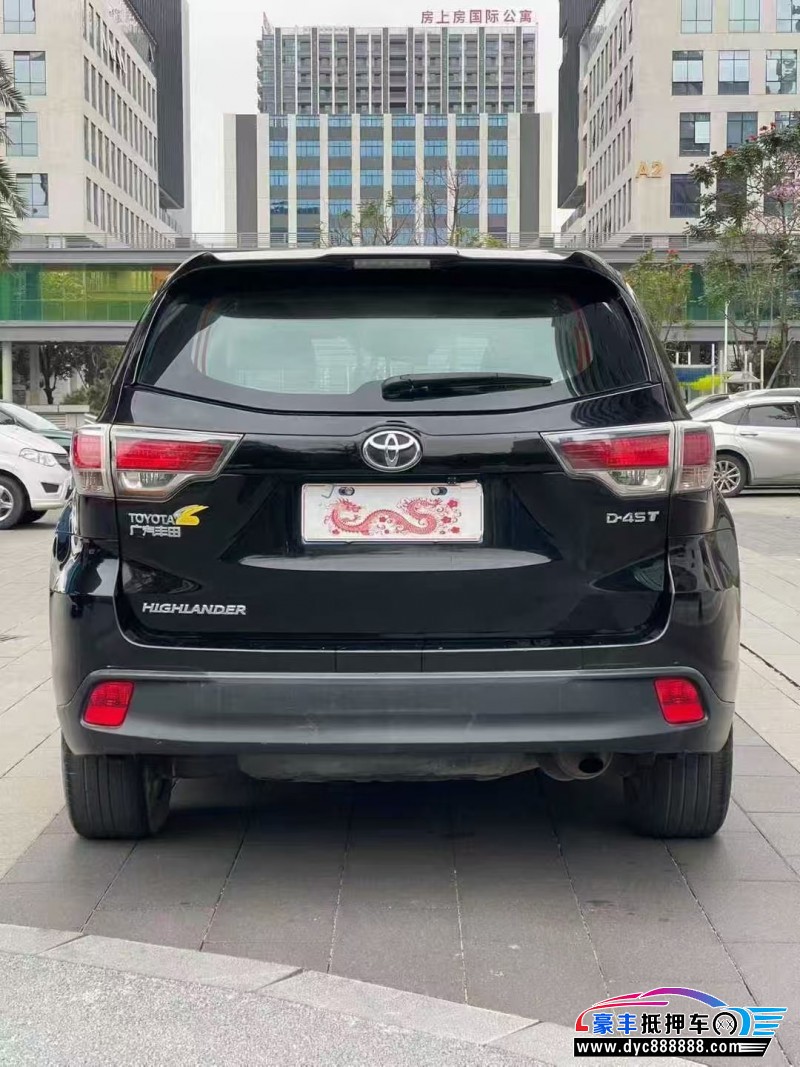 17年丰田汉兰达轿车抵押车出售