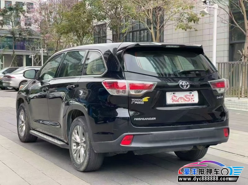 17年丰田汉兰达轿车抵押车出售